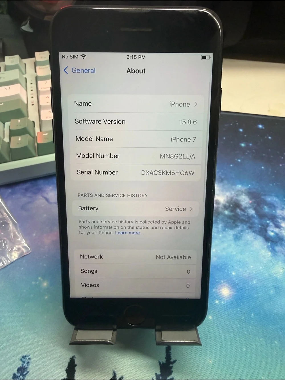 Apple Iphone 7 32gb (unlocked) Black 9294